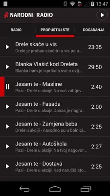 Narodni radio android App screenshot 4